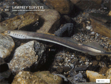 Tablet Screenshot of lampreysurveys.com